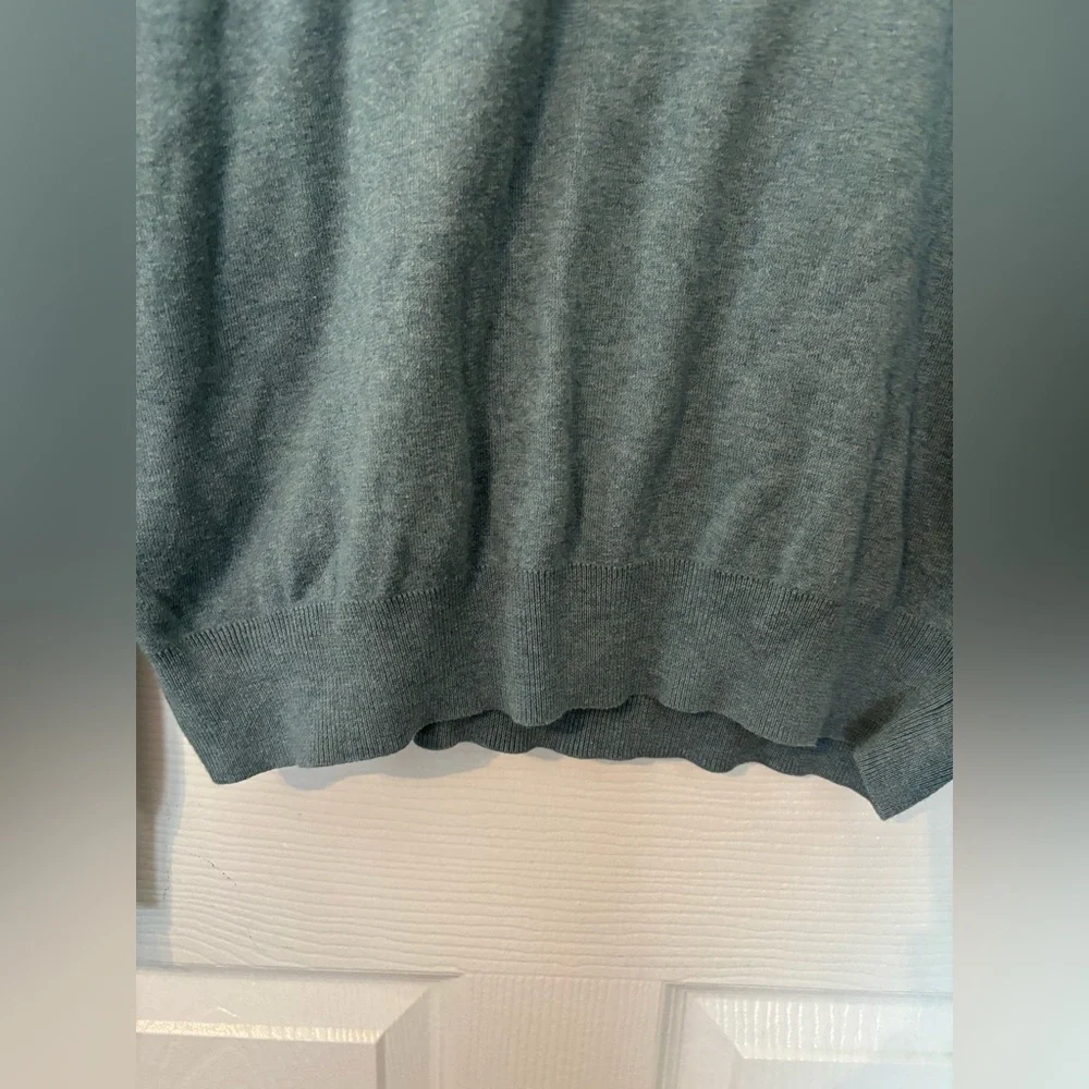 Polo by Ralph Lauren Green V-Neck Sweater - Picture 4 of 6